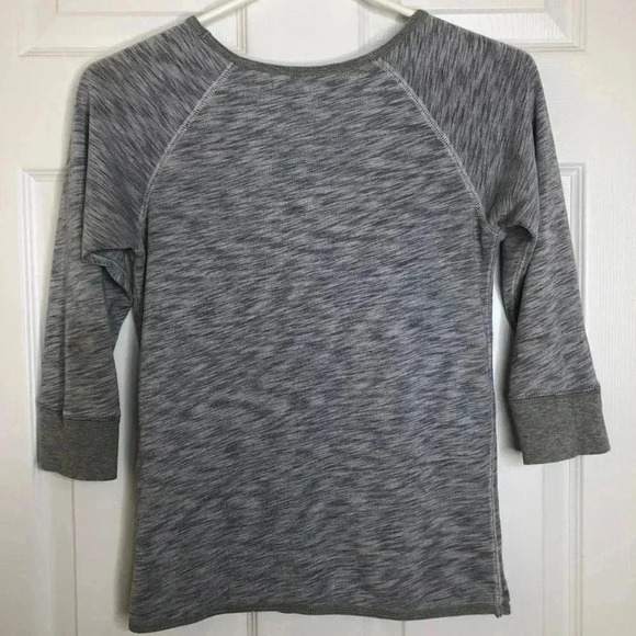 Joe Fresh Shirt 3/4 Sleeves Grey Size Extra Small - Picture 10 of 16